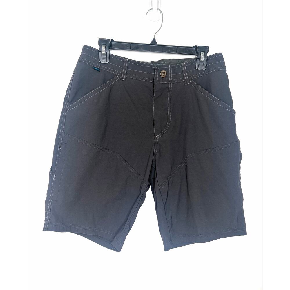 Kuhl Renegade Hiking Shorts Sz 32 Charcoal Gray Outdoors Mountain Stretch